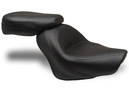 Mustang Motorcycle Mustang 07-15 Honda VT750C2 Spirit,10-20 Phantom Wide Touring 2PC Seat - Black