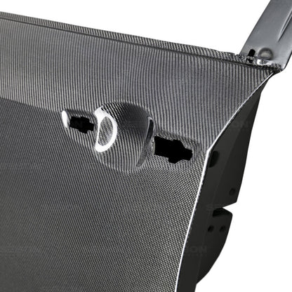 Seibon 2017 Honda Civic Type-R OE Style Gloss Carbon Fiber Front Doors 3