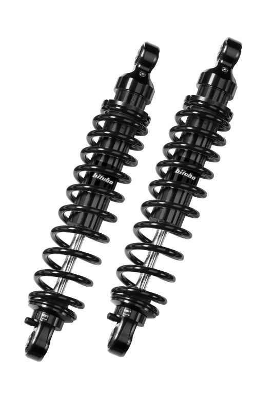 Bitubo Suspension Bitubo WME0 Twinshocks Adjustable: Spring Preload, Rebound, Length 306mm, Dark Edition