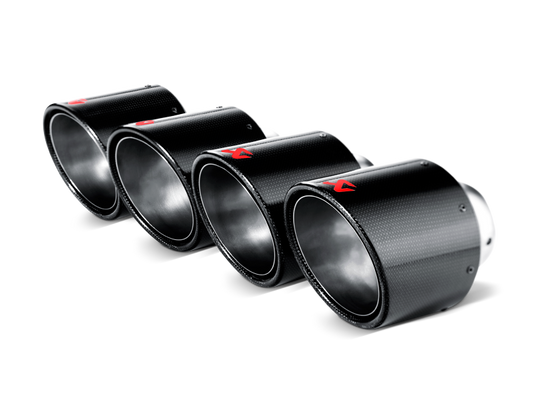 Akrapovic 06-13 Chevrolet Corvette ZO6/ZR1 (C6) Tail Pipe Set (Carbon 115 mm) 0