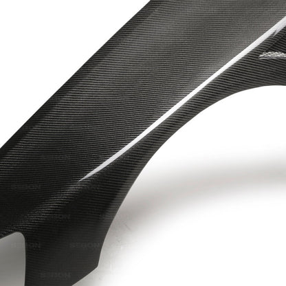 Seibon 03-07 Mitsubishi Evo 8 & IX 10mm Wider Carbon Fiber Fenders 7
