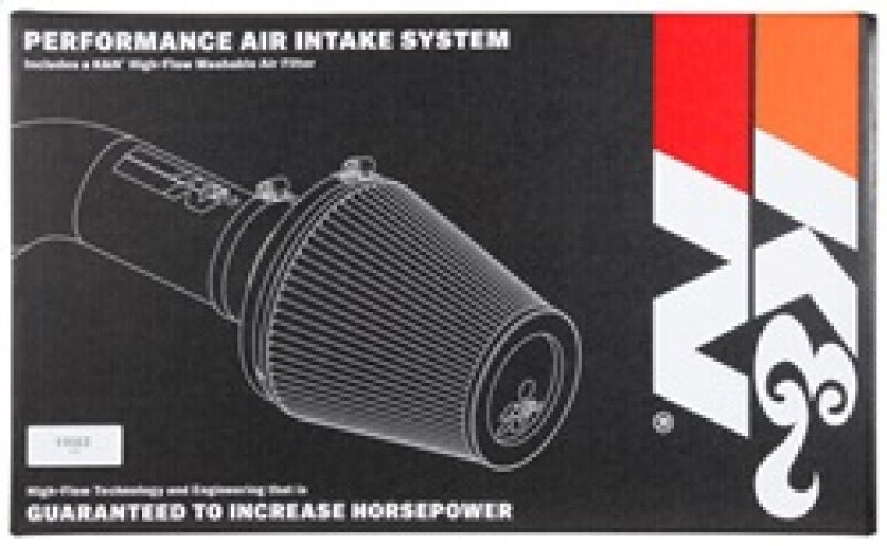 K&N Engineering K&N 16-17 Chevy Camaro 3.6L Silver Typhoon Short Ram Intake