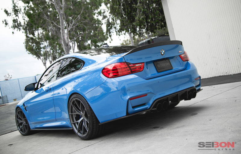 Seibon 15-18 BMW F82 M4 C-Style Carbon Fiber Rear Spoiler 4