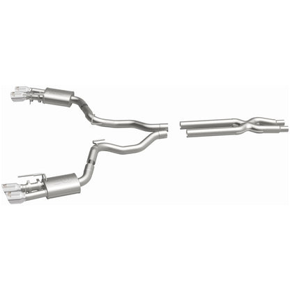 MagnaFlow SYS Cat-Back 2018 Ford Mustang GT 5.0L Competition Dual Exit Polished 4in Tips
