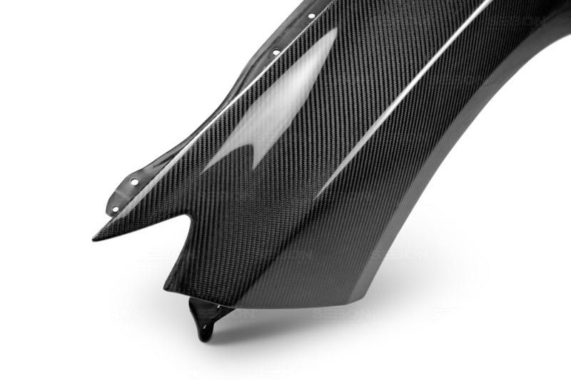 Seibon 08-10 Subaru Impreza STi 10mm Wider Carbon Fiber Fenders 3