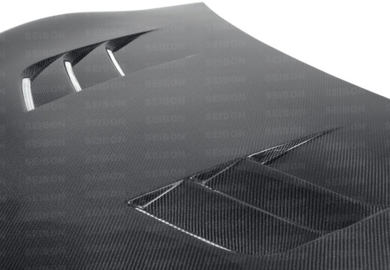 Seibon 12-13 BRZ/FRS TS Style Carbon Fiber Hood 1