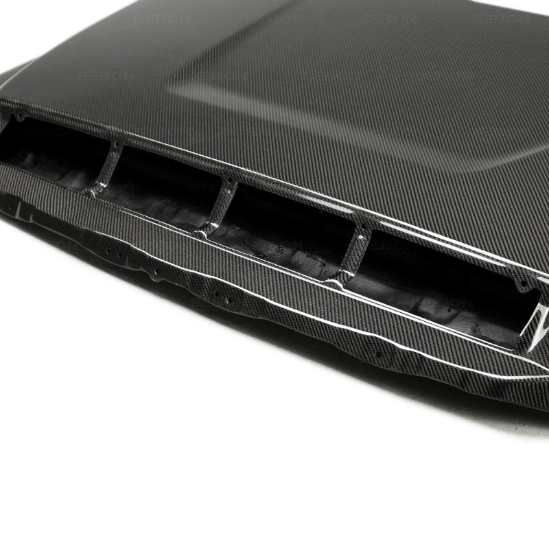 Seibon 14-20 Toyota Tundra OEM Style Carbon Fiber Hood 2