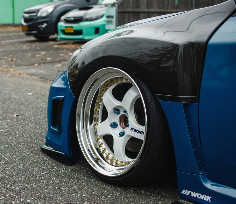 Seibon 08-10 Subaru Impreza STi 10mm Wider Carbon Fiber Fenders 7