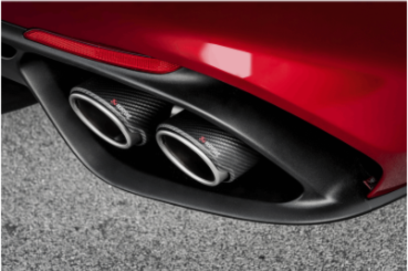 Akrapovic 17-19 Alfa Romeo Giulia Quadrifoglio Evolution Line Cat Back (Titanium) 2