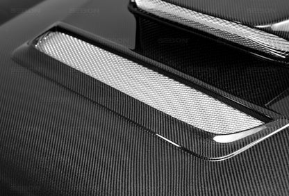 Seibon 02-03 Subaru WRX RC Carbon Fiber Hood 3