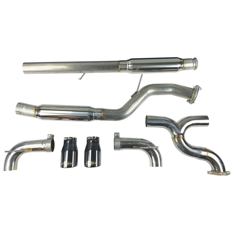 Injen 16-18 Ford Focus RS 3in Cat-Back Stainless Steel Exhaust w/ 4in Black Chrome Tips 8