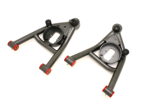 BMR Suspension BMR 64-72 A-Body Non-Adj. Lower A-Arms (Polyurethane) - Black Hammertone
