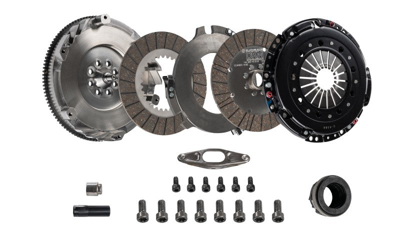 DKM Clutch BMW F22/F23 M 235i MS Organic Twin Disc Clutch Kit w/Flywheel (660 ft/lbs Torque) - 1