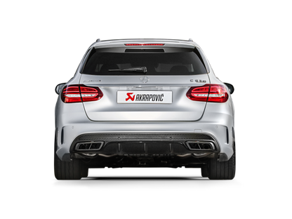 Akrapovic 15-17 AMG C63 Estate Evolution Line Cat Back (Titanium) w/ Carbon Tips (Req. Link Pipe) 9