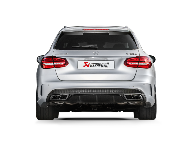 Akrapovic 15-17 AMG C63 Estate Evolution Line Cat Back (Titanium) w/ Carbon Tips (Req. Link Pipe) 9