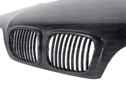 Seibon 97-03 BMW 5 Series 4Dr (E39) GTR-Style Carbon Fiber Hood 4