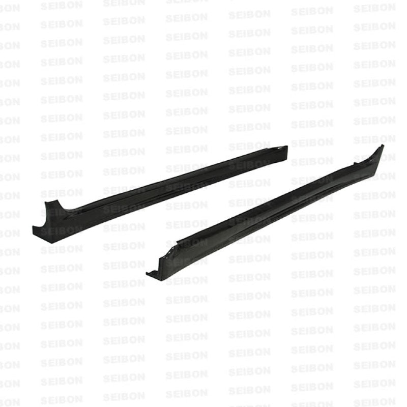 Seibon 08-10 Mitsubishi Evo X VR-style Carbon Fiber Side Skirts 1