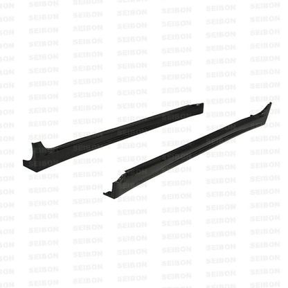 Seibon 08-10 Mitsubishi Evo X VR-style Carbon Fiber Side Skirts 1