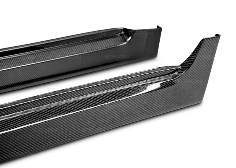 Seibon 08-10 Subaru STi Carbon Fiber Side Skirts 3