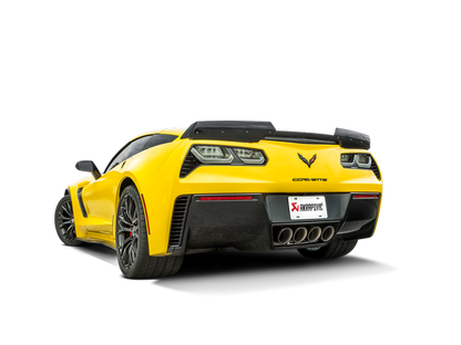 Akrapovic 14-17 Chevrolet Corvette Z06 (C7) Slip-On Line (Titanium) w/ Carbon Tips 4