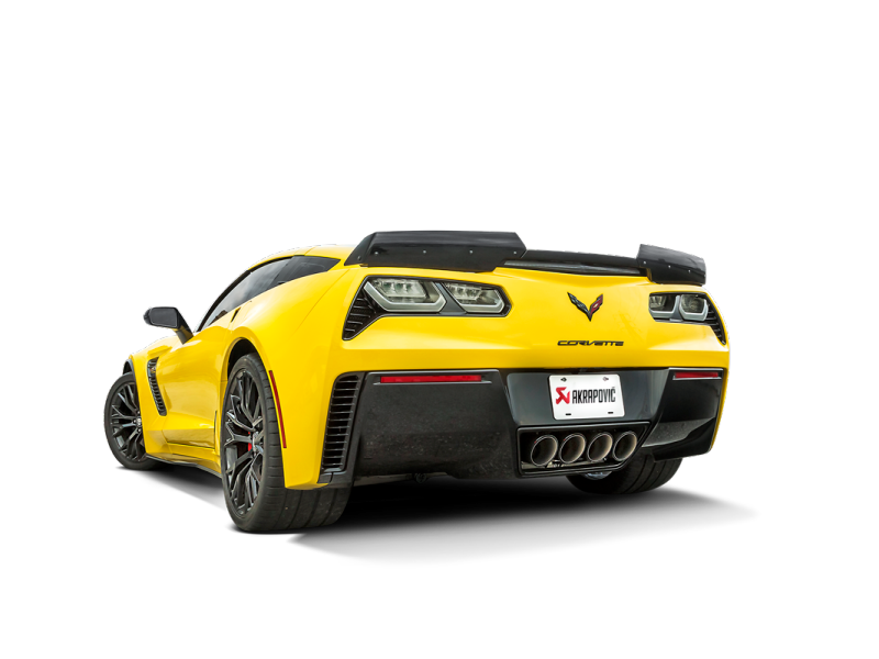 Akrapovic 14-17 Chevrolet Corvette Z06 (C7) Slip-On Line (Titanium) w/ Carbon Tips 4