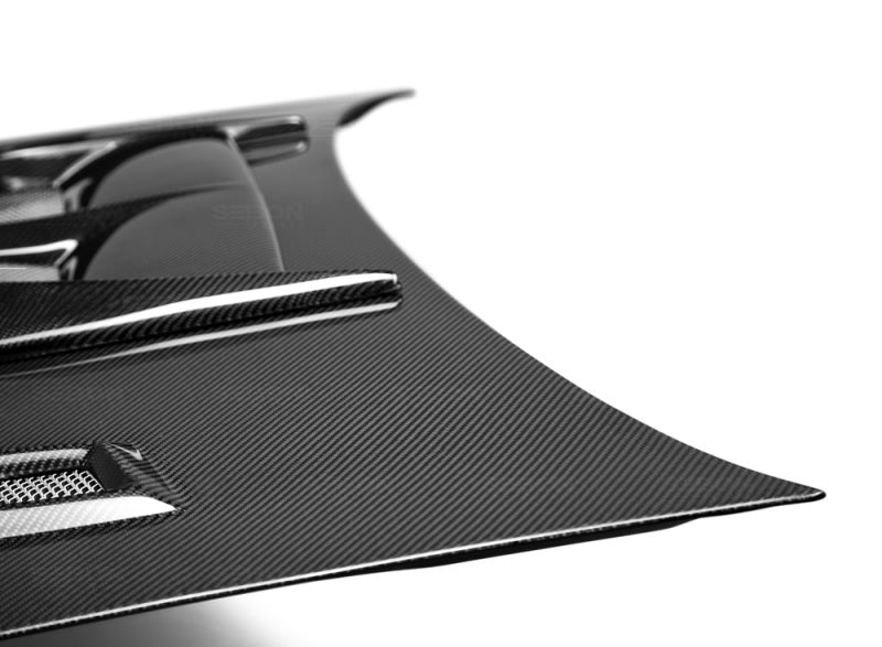 Seibon 06-07 Subaru WRX/STi CW Carbon Fiber Hood 4