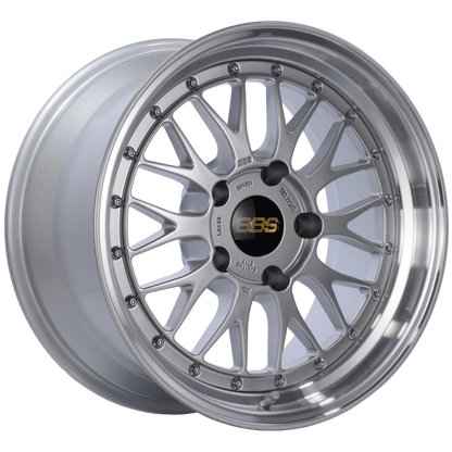 BBS LM 17x9 5x130 ET17 CB71.6 Diamond Silver Center Diamond Cut Lip Wheel 1