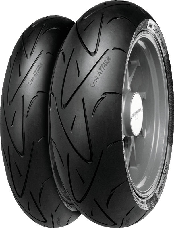 Continental Tire Continental ContiSportAttack - 190/50 ZR 17 M/C (73W) TL Rear