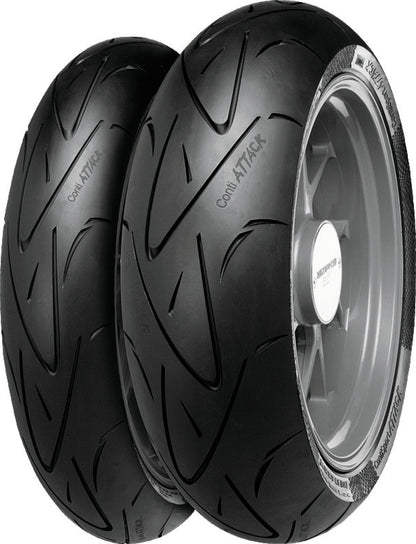 Continental Tire Continental ContiSportAttack - 120/70 ZR 17 M/C (58W) TL Front