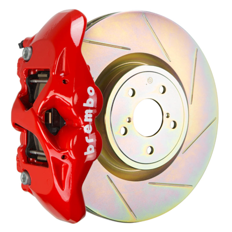 Brembo 15-21 WRX (VA) Front GT BBK 4 Piston Cast 326 x30 1pc Rotor Slotted Type-1-Red 0