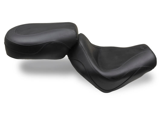 Mustang Motorcycle Mustang 04-09 Honda VTX1300C Sport Touring 2PC Seat - Black