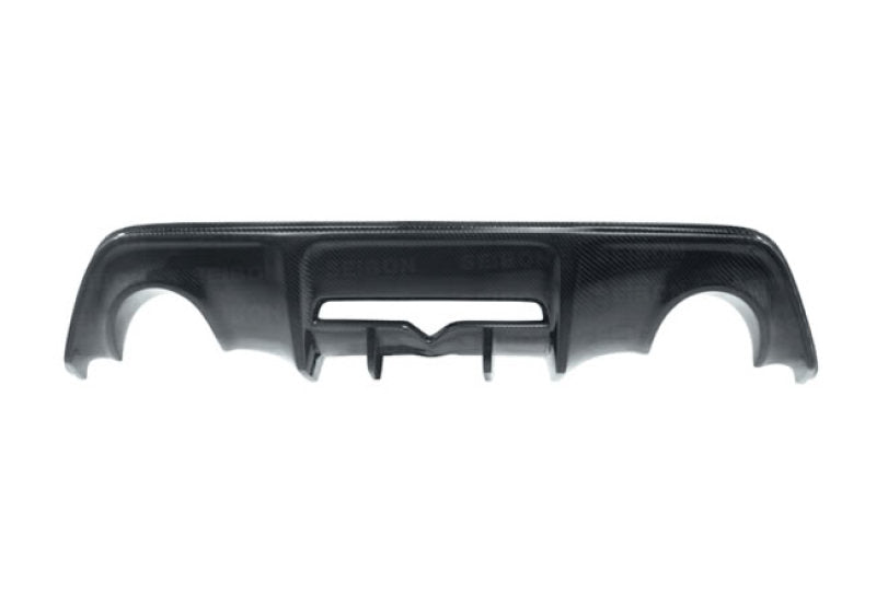 Seibon 12-13 BRZ/FRS Carbon Fiber Rear Diffuser Cover 1