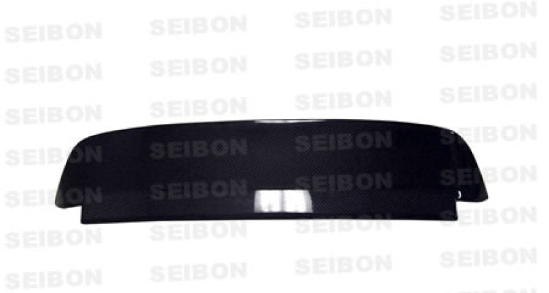 Seibon 92-95 Honda Civic HB SP Carbon Fiber Rear Spoiler w/LED 1