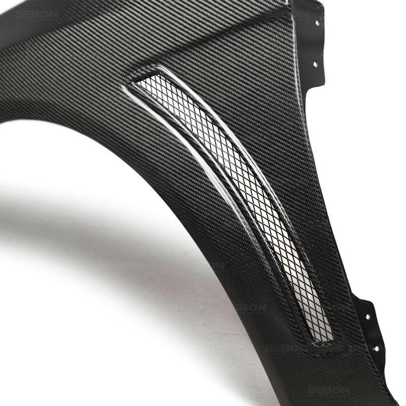 Seibon 08-12 Mitsubishi Evo X 10mm Wider Carbon Fiber Fenders 7