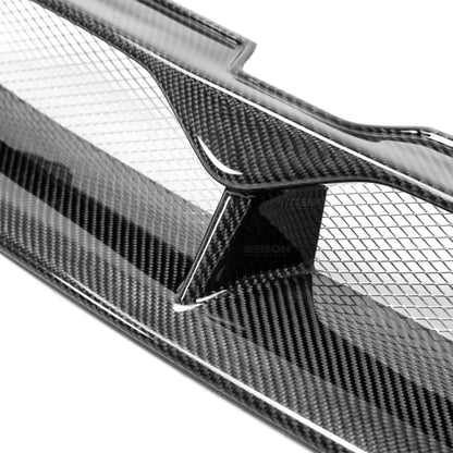 Seibon 02-03 Subaru WRX CW Carbon Fiber Front Grill 2