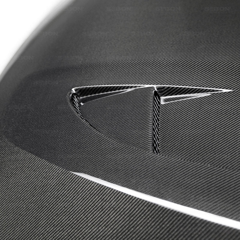 Seibon 2019 Hyundai Veloster TS-Style Carbon Fiber Hood 3