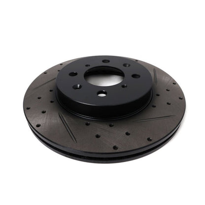 BLOX Racing 90-01 Acura Integra (Excl Type-R) Front Slotted & Drilled Rotors - Pair