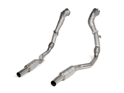 Akrapovic 2020 Audi RS6 Avant (C8) DownPipe (SS) w/Link Pipe Set (Does Not Fit w/L-AU/SS/6) 0