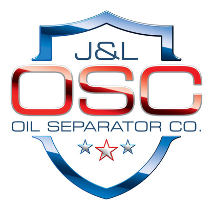 J&L 2015-2024 Ford Edge Sport/ST Passenger Side Oil Separator 3.0 - Clear Anodized