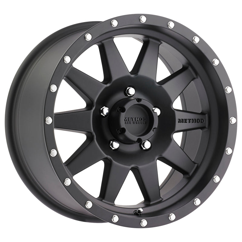 Method Wheels Method MR301 The Standard 15x7 -6mm Offset 5x4.5 83mm CB Matte Black Wheel