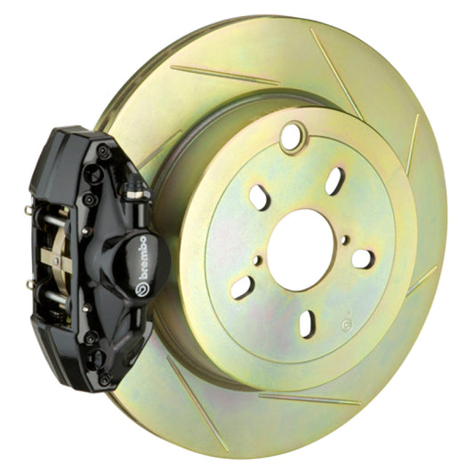 Brembo 08-14 WRX/10-14 Legacy 2.5i Rr GT BBK 2 Pist Cast 2pc 316 x20 1pc Rotor Slotted Type1-Black 0
