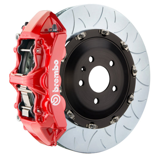 Brembo 08-13 BMW M3/11-12 1M Front GT BBK 6 Piston Cast 380x34 2pc Rotor Slotted Type3-Red 0
