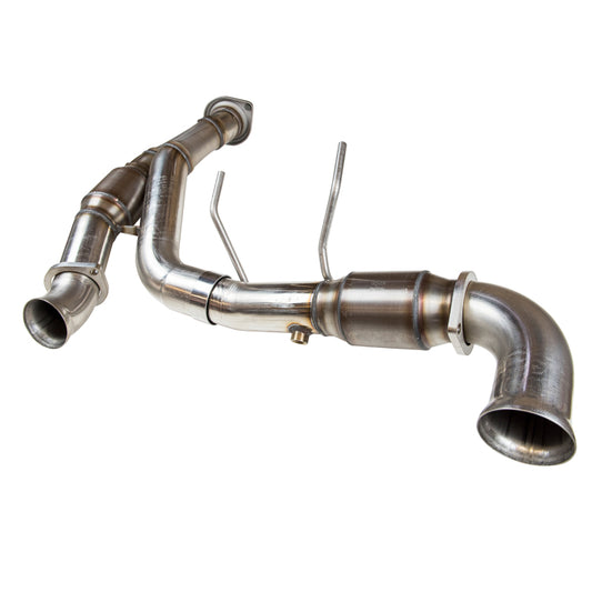 Kooks Headers Kooks 2015+ Ford F-150 Coyote 5.0L 3in GREEN Cat SS Y Pipe Kooks HDR Req