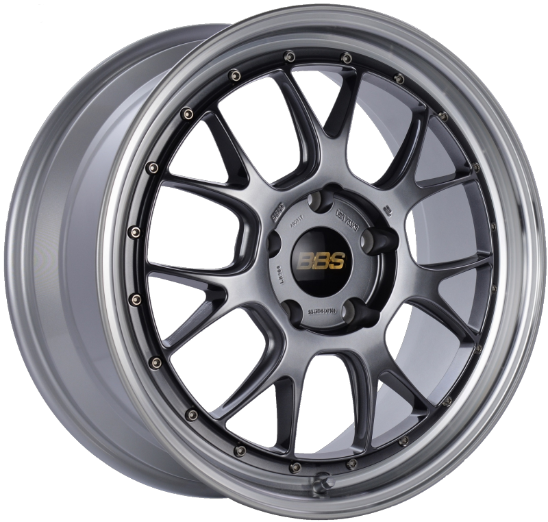 BBS LM-R 19x8.5 5x130 ET55 CB71.6 Diamond Black Center Diamond Cut Lip Wheel 0