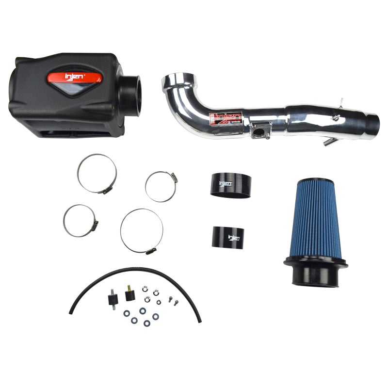 Injen 06-09 FJ 4.0L V6 w/ Power Box Polished Power-Flow Air Intake System 8