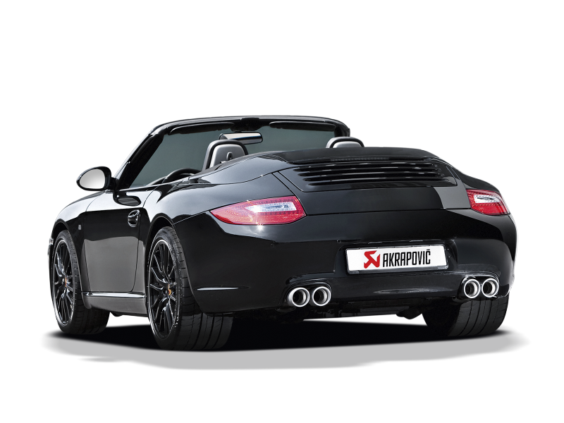 Akrapovic 08-12 Porsche 911 Carrera S/4/4S/GTS Slip-On Race Line (Titanium) w/ Titanium Tips 1