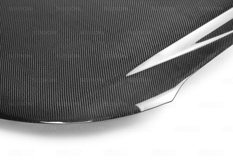 Seibon 09-10 Kia Forte OEM-Style Carbon Fiber Hood 1