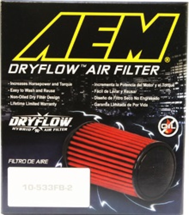 AEM Induction AEM 3.5 in Short Neck 5 in Element Filter