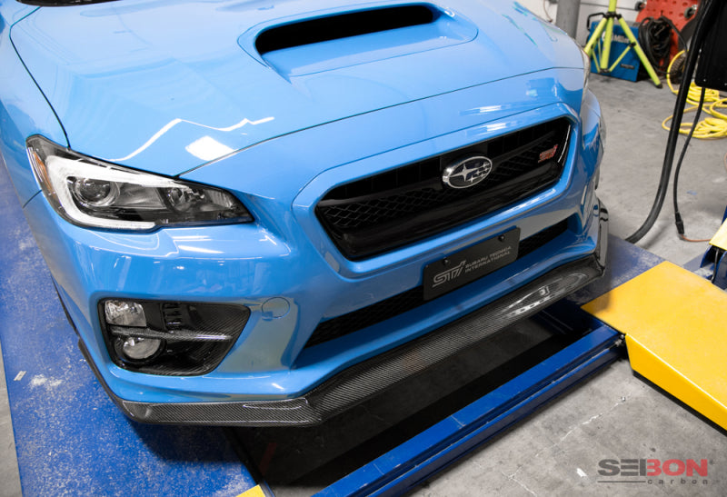 Seibon 2015+ Subaru STI/WRX MB1-Style Carbon Fiber Front Lip 5