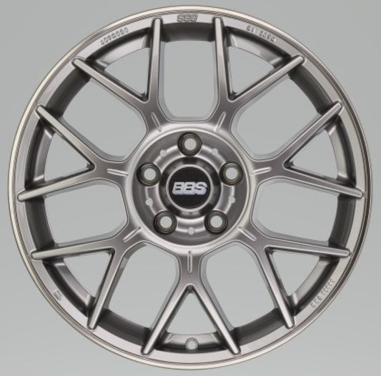 BBS XR 18x8 5x112 44mm Offset 82mm Bore PFS/Clip Req Gloss Platinum Wheel 0